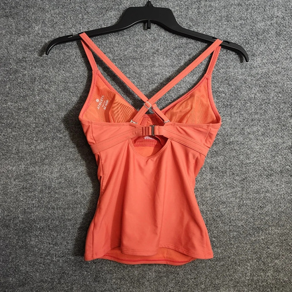 Athleta women's swim top size 32 D/DD orange - Picture 4 of 9